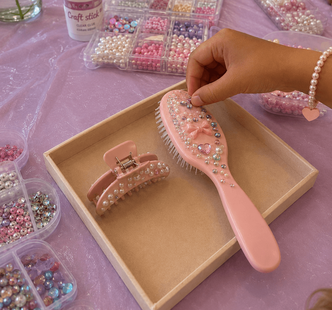 Hairbrush and Clawclip Workshop